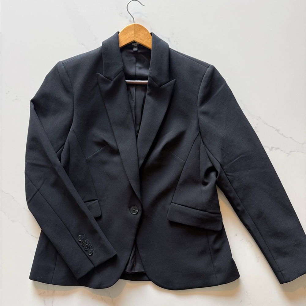 Express Black Single-Button Women's Blazer